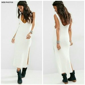 NWT Free People Emmy Knit Sweater Tank Dress